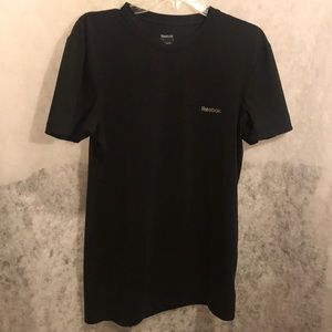Reebok dryfit black short sleeve shirt. Sz lg.